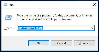 Starta Windows Store för att installera Linux.